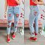 Jeans Corazones Rojos